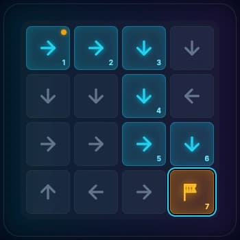 Complete solution path reaching the goal