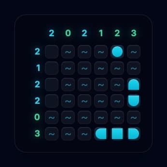 Step 4: Submarine found at (0,4)