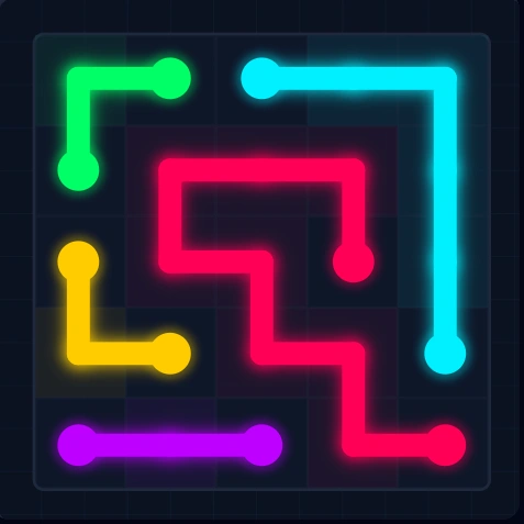 The fully solved Connect puzzle