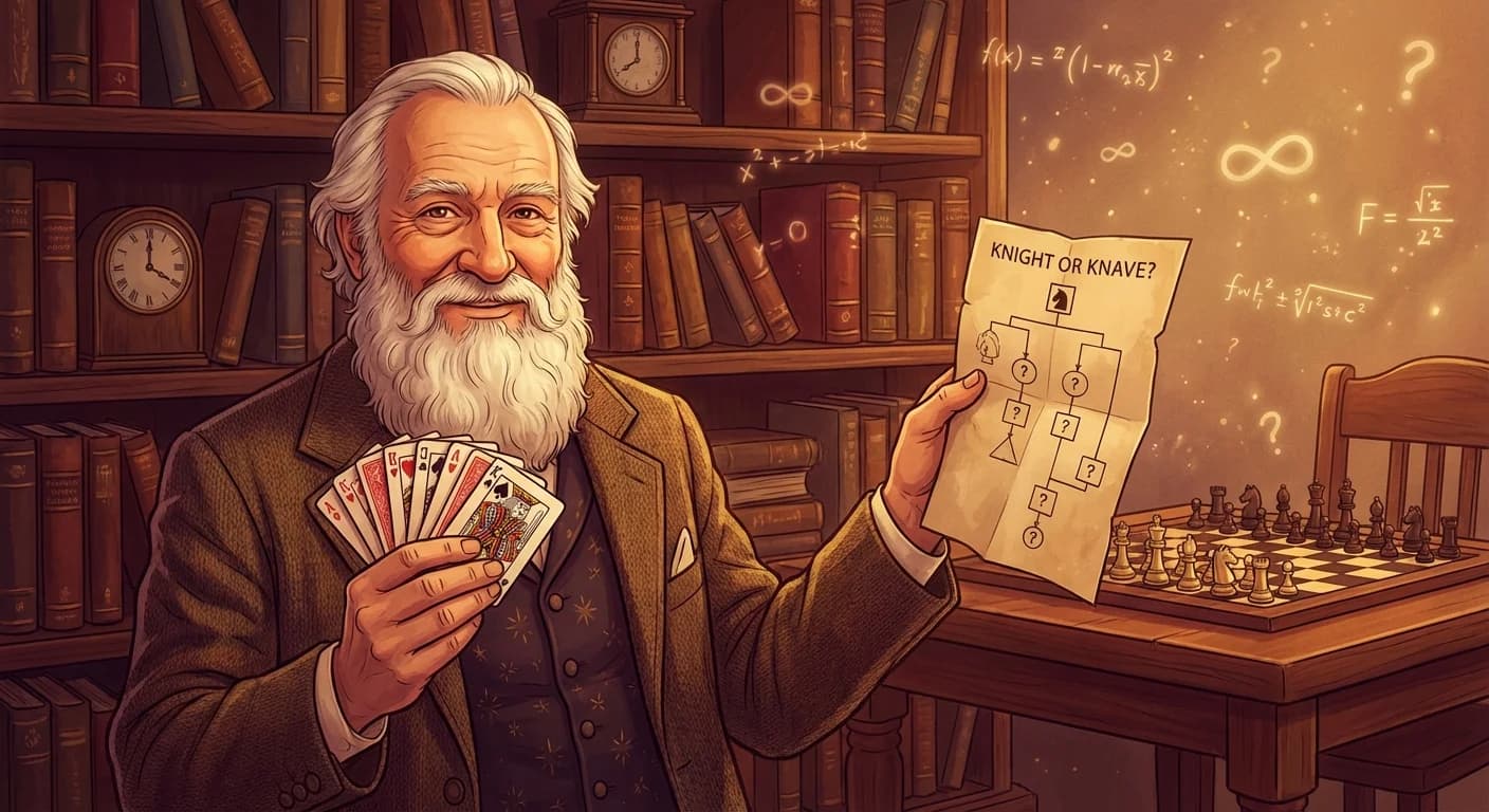 Portrait of Raymond Smullyan as mathematician and magician