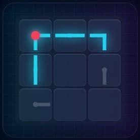 3x3 grid showing how end pipes prevent loops