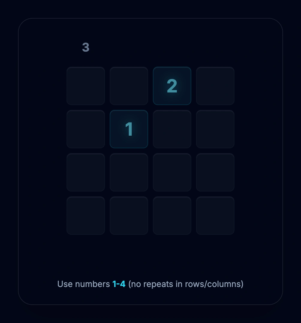 Skyscrapers grid demonstrating elimination by visibility