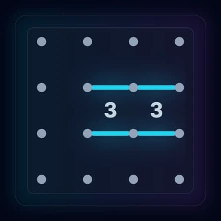 Adjacent 3s pattern