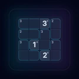 4x4 beginner practice Suguru puzzle